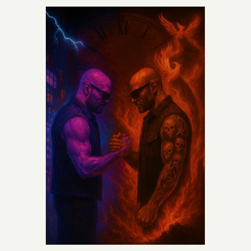 Feuer gegen Eis Duell der Elemente