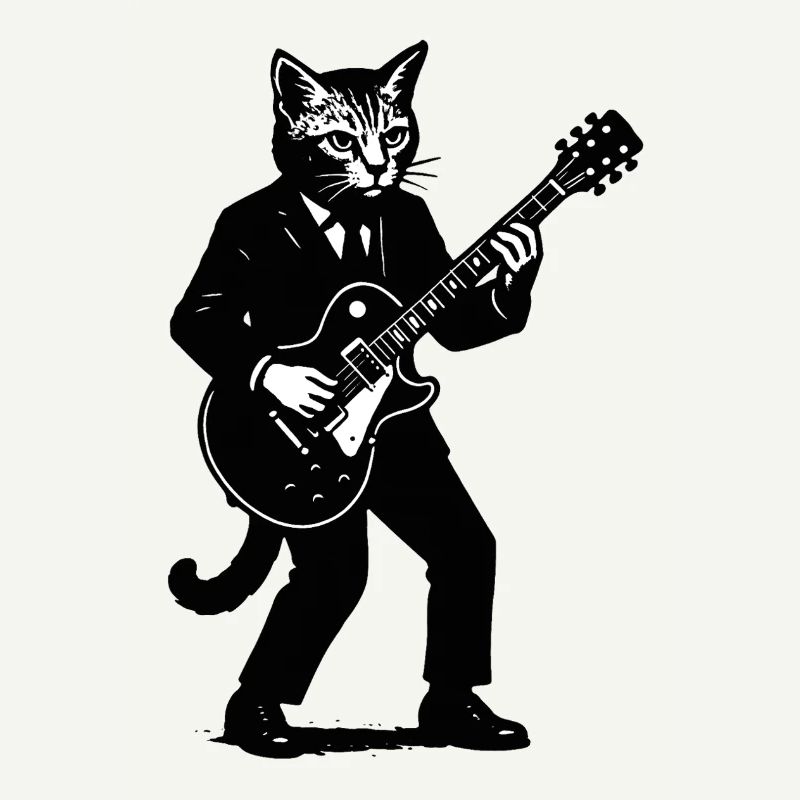 Jupe chat dans un tailleur