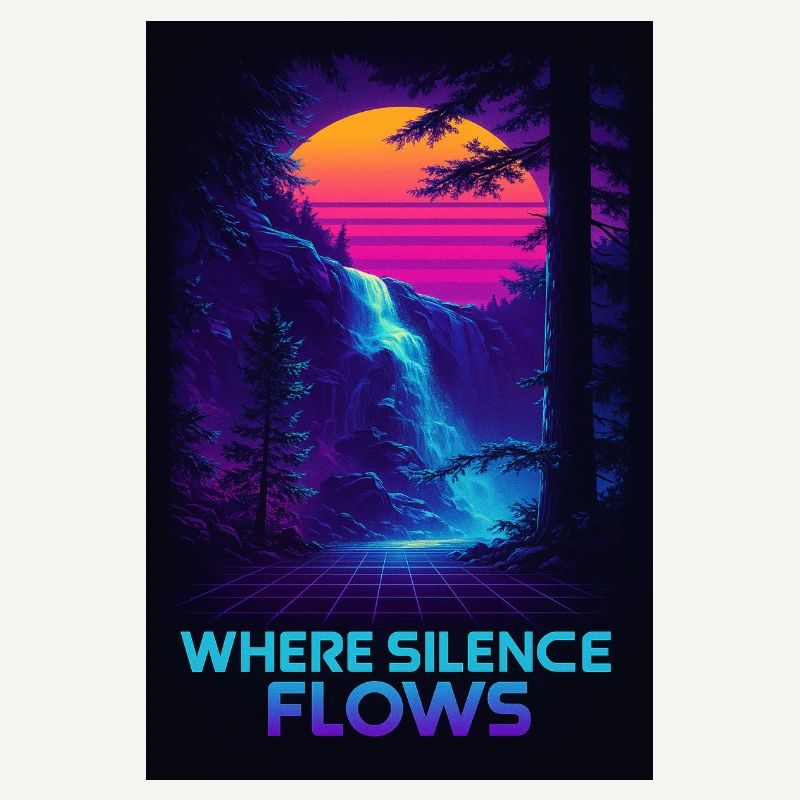 Where Silence Flows Neon Gorge