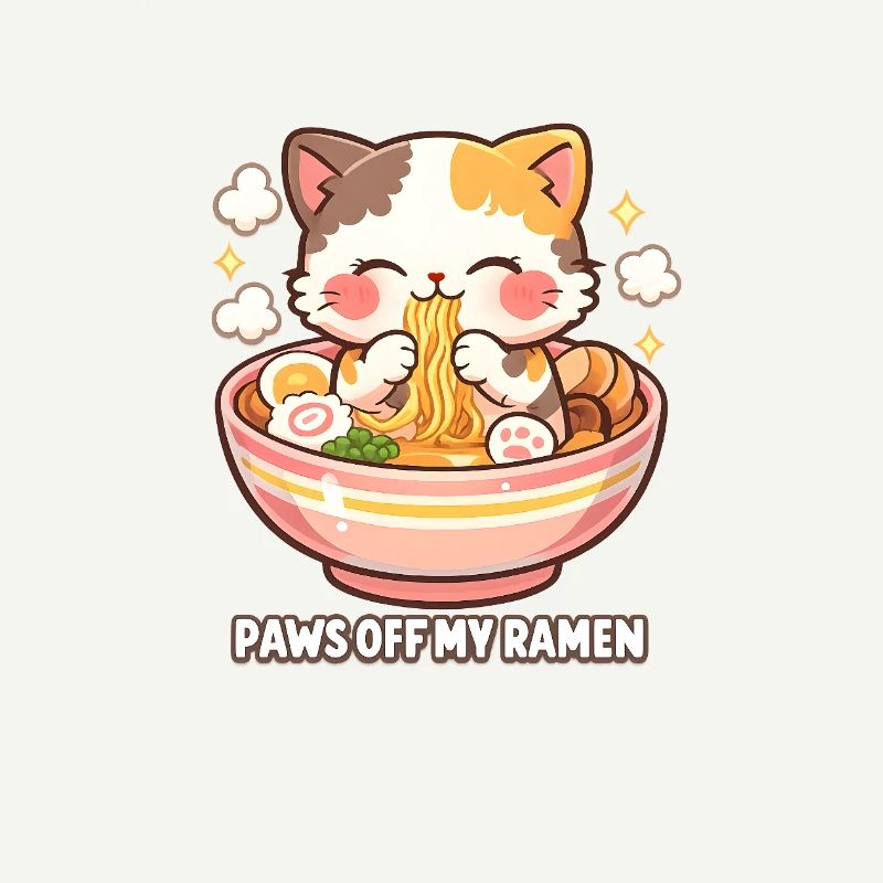 Ramen Chat Pattes Éloignées