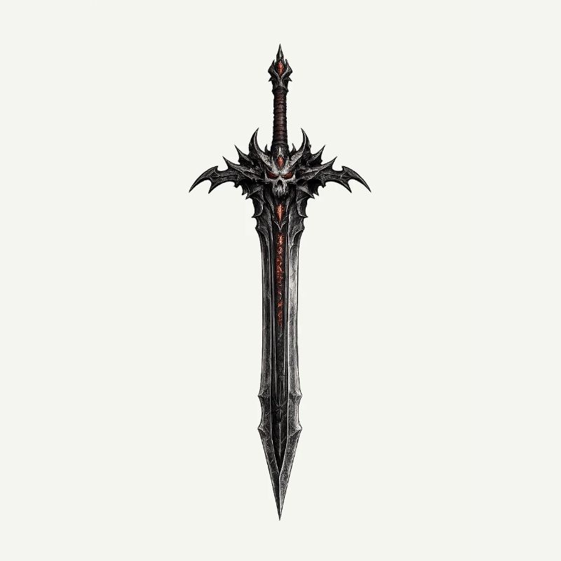 Dreadblade Skull Sword