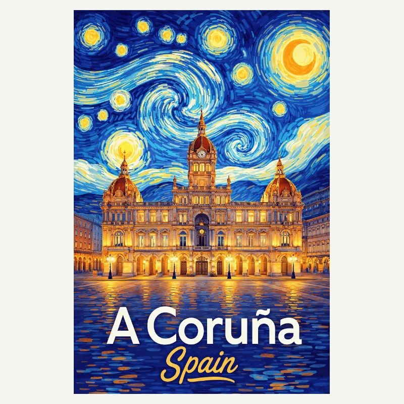 À La Corogne, Espagne