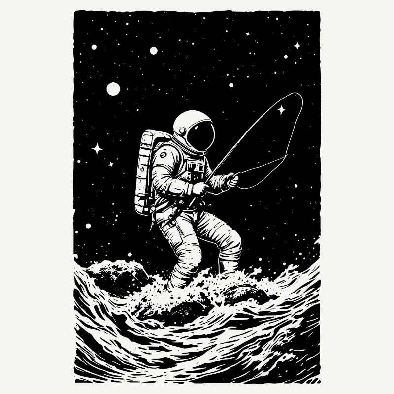 La pêche des astronautes dans l’espace