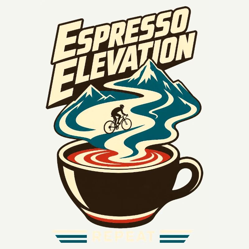 Road Cycling Espresso Elevation Mountain Climb Hum