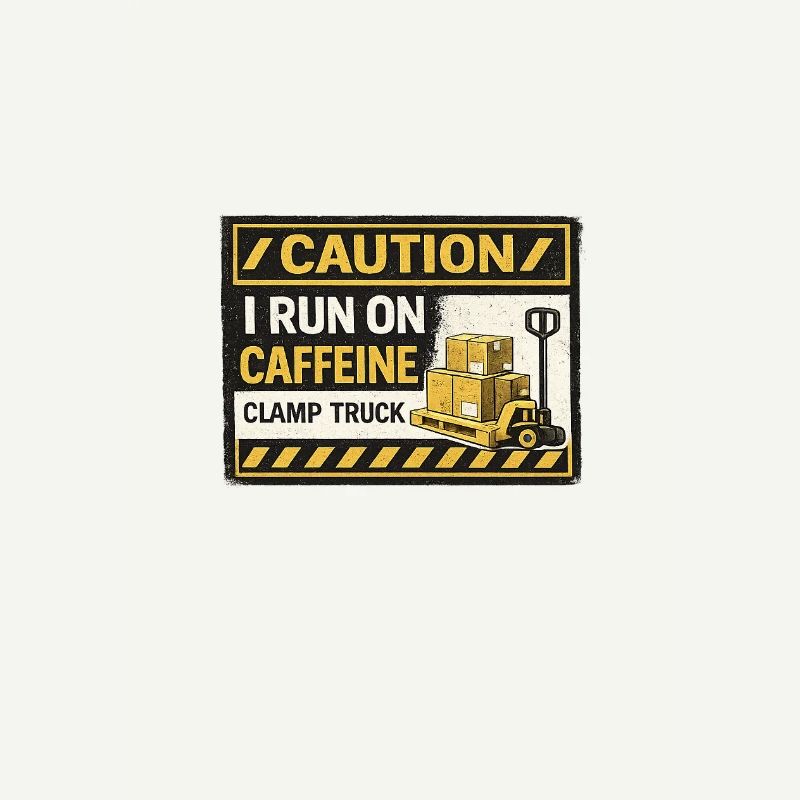 Koffeinbetriebener Gabelstapler-Patch