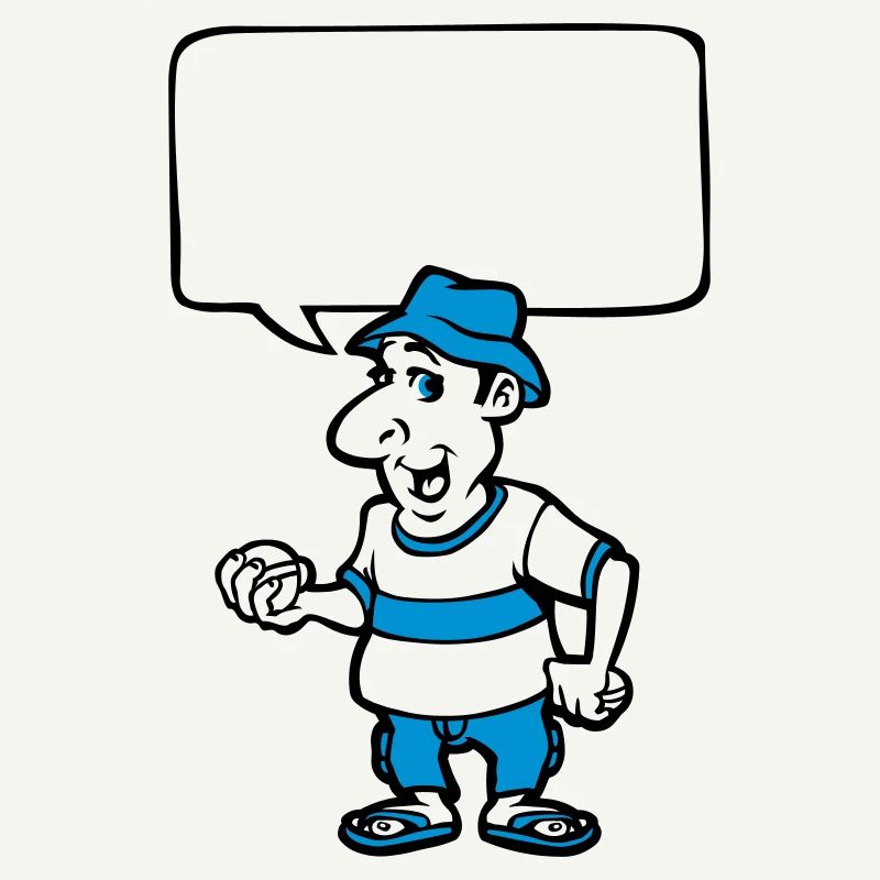 Pétanque et bulle de BD