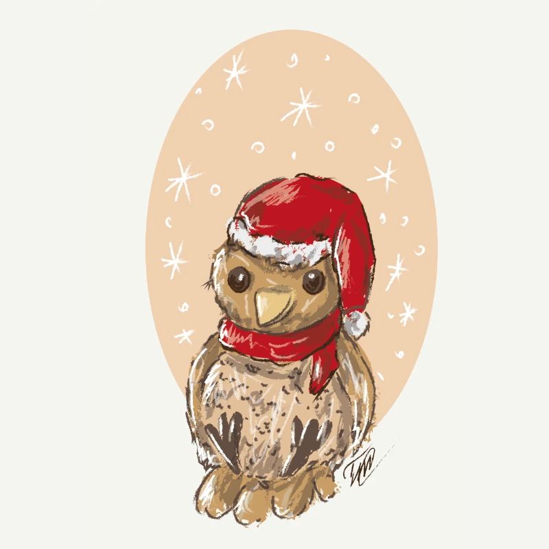 Bruant oiseau de Noël