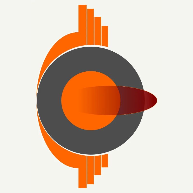 Logo abstrait de l’œil de Phoenix