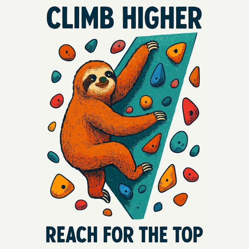 Bouldering Sloth Climbing Boulder Climber