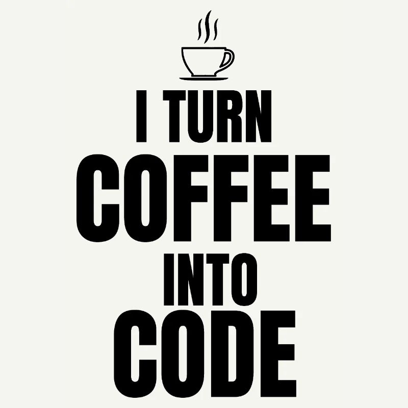 Ich verwandle Kaffee in Code