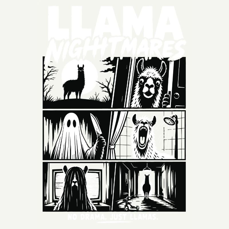 Llama Nightmares Horror Comic