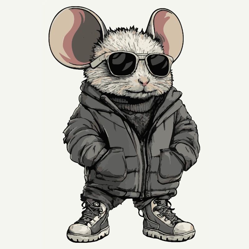 Mouse Cool Winter