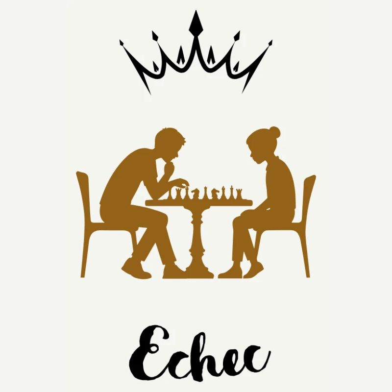 Chessboard at the café