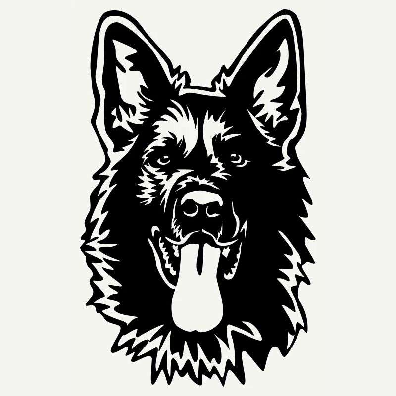 Deutscher Schäferhund Kopf