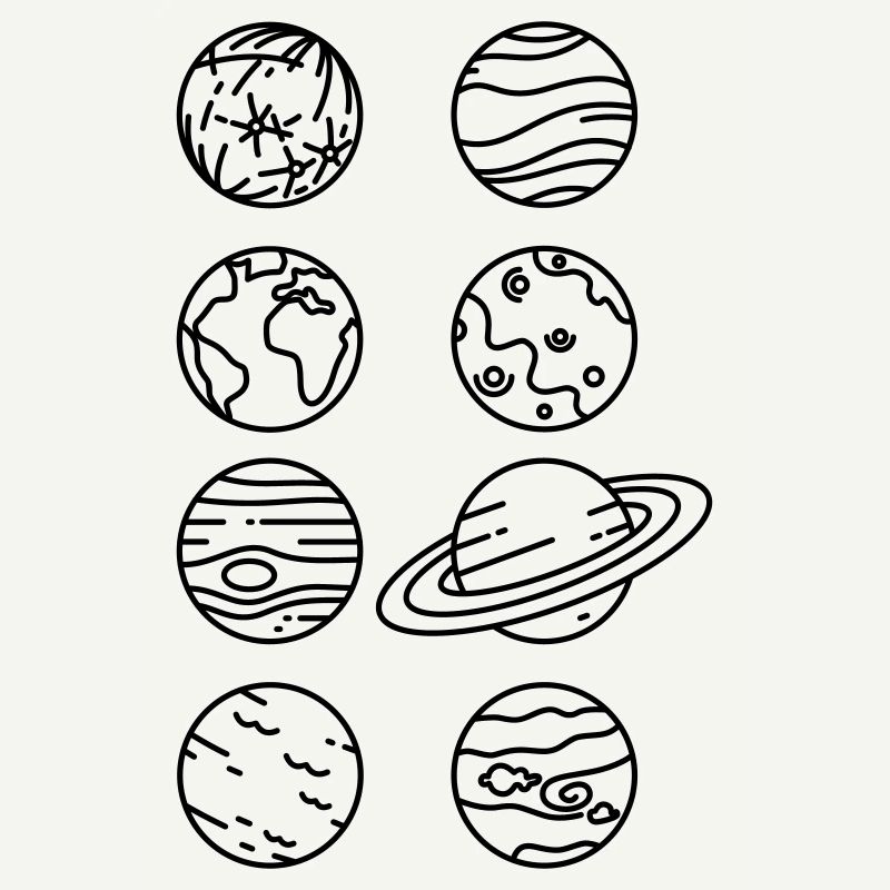 Planètes du système solaire – Espace du système solaire