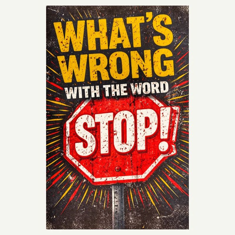 What's Wrong With The Word STOP