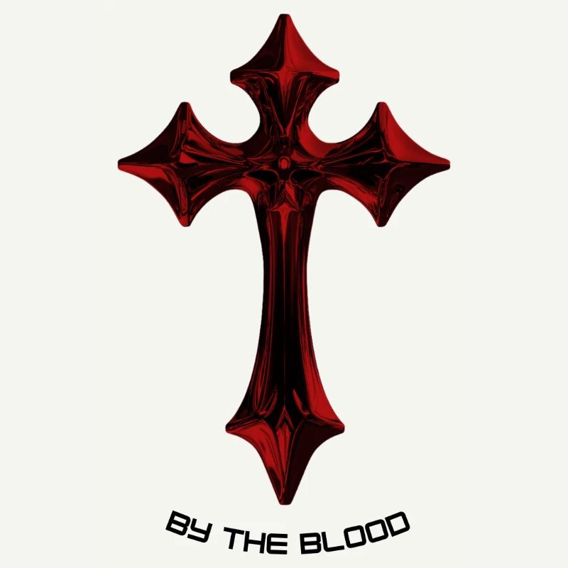 Red Gothic Cross Talisman