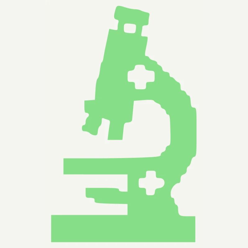 Icône du laboratoire de pixels de microscope