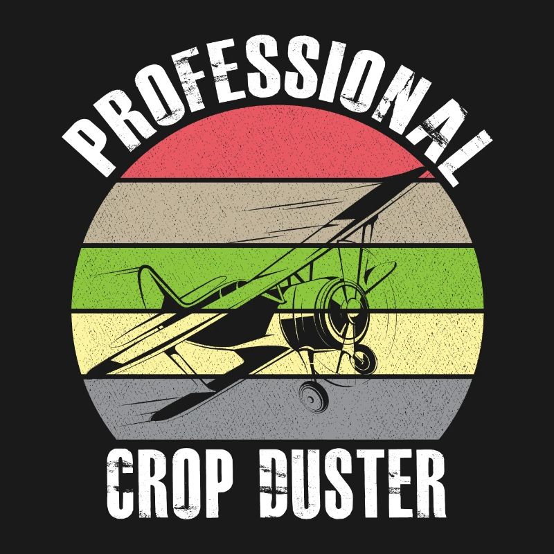 Cropdusting in Progress Crop Dusting Duster Plane
