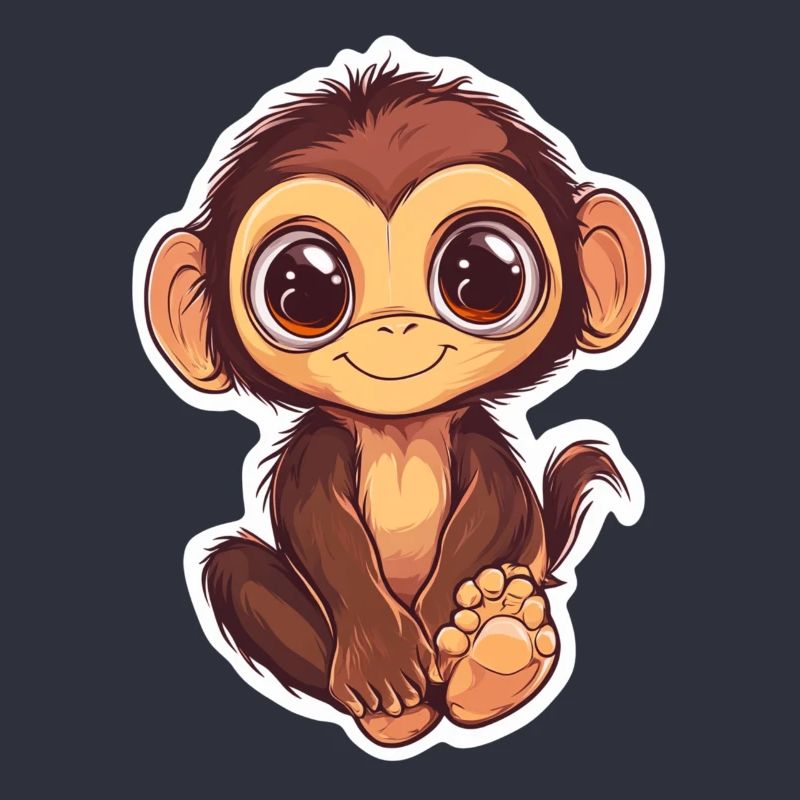 Monkey Cute Monkey Gift for Monkey Fans