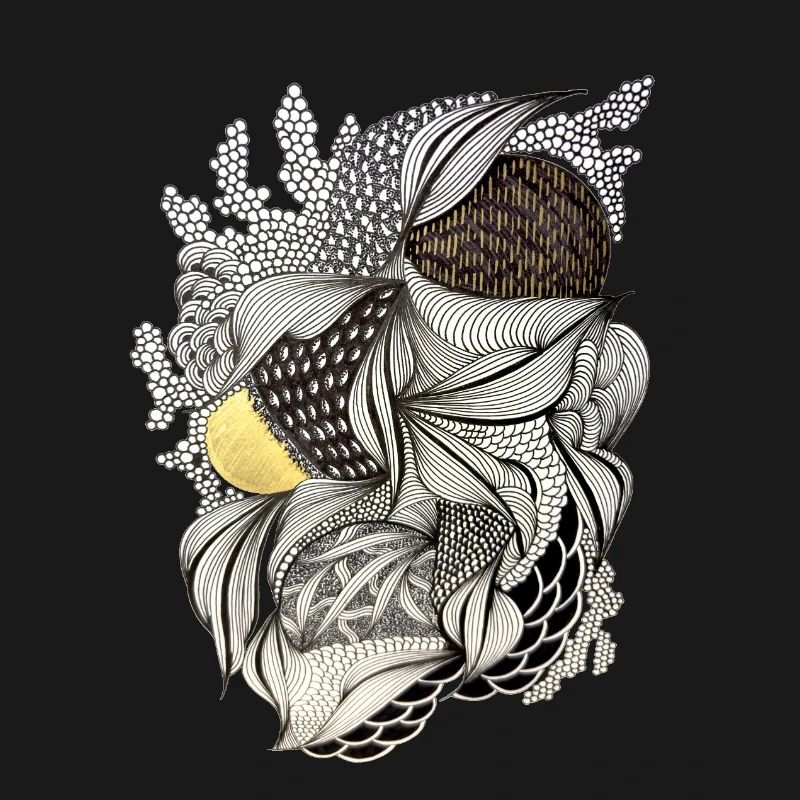 Leaf Fabric Feather Light Pattern