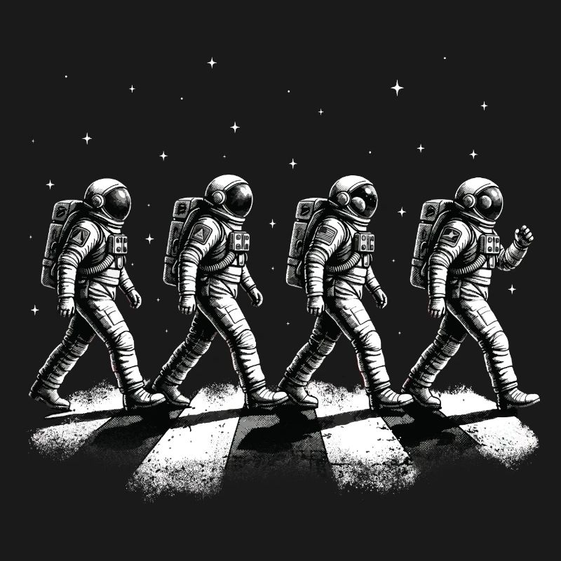 Walking Astronauts Space Exploration