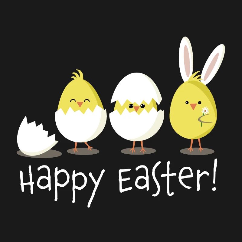 Happy Easter Chick Egg Easter Egg