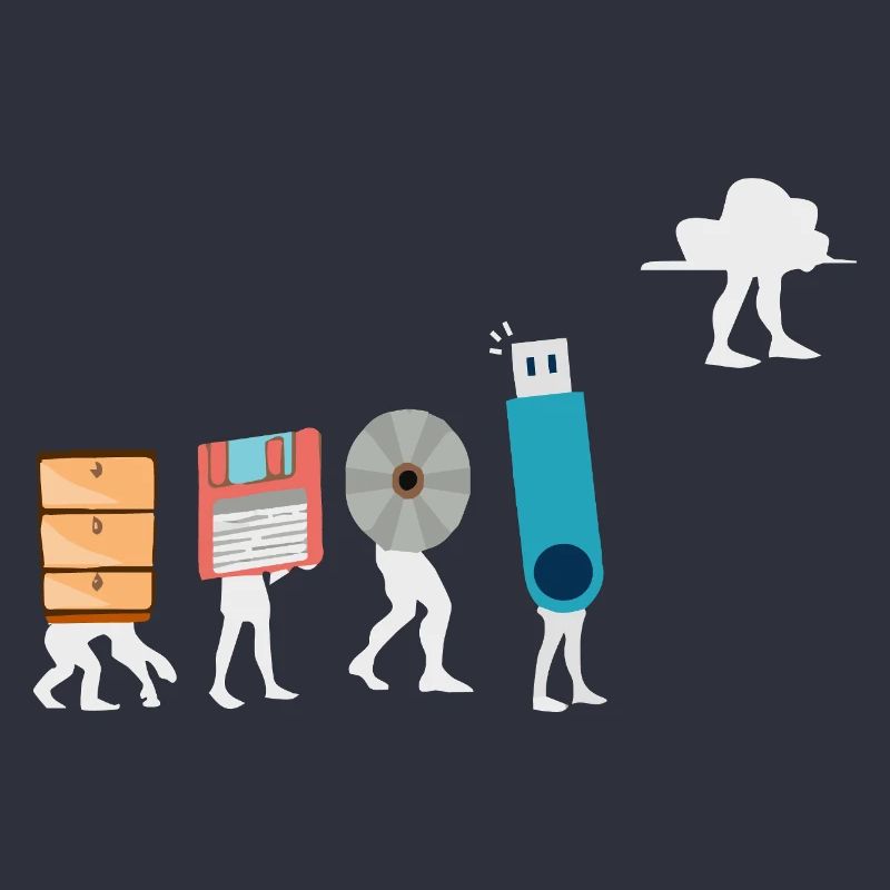 Cloud-Computing-Lustige Programmierer-Daten-KI-Software