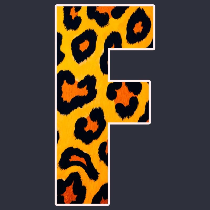 Leopard Effect Fire Orange Pattern