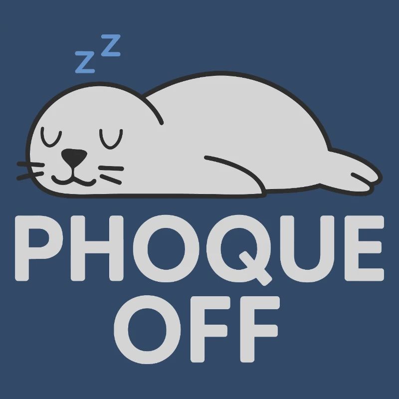 Phoque Off – Jeu de mots drôle et décalé