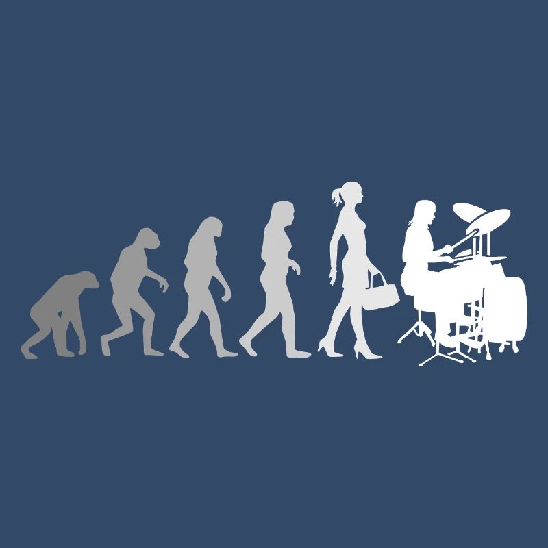 Evolution Schlagzeugerin Percussion Drummer