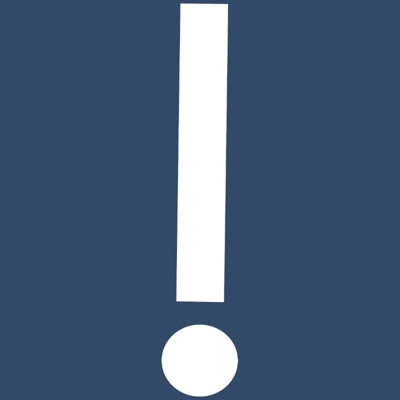 Modèle de modèle de point d’exclamation Modèle