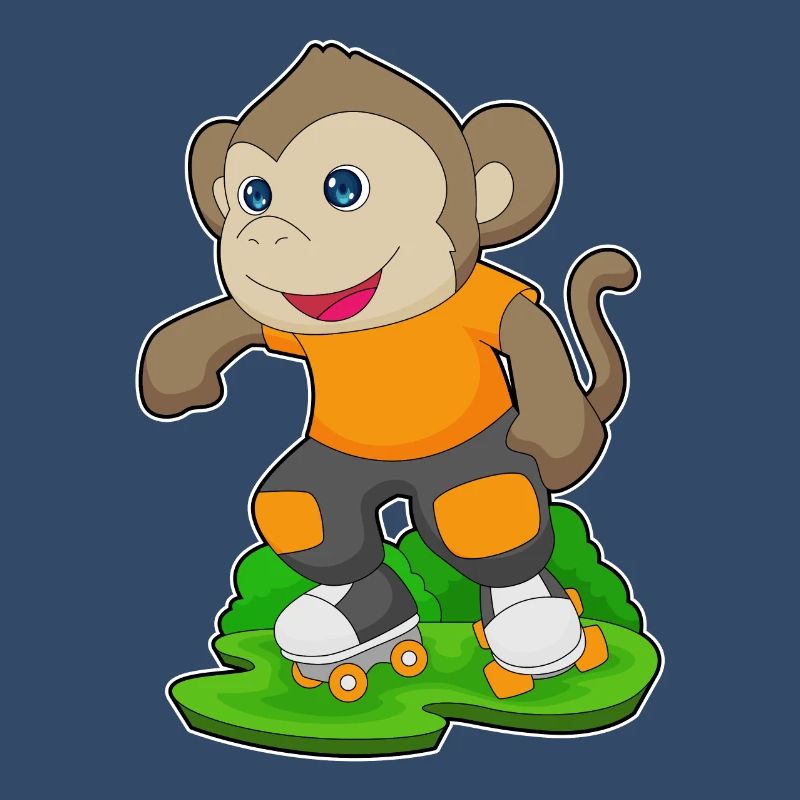 Monkey Inline skating Roller Skates