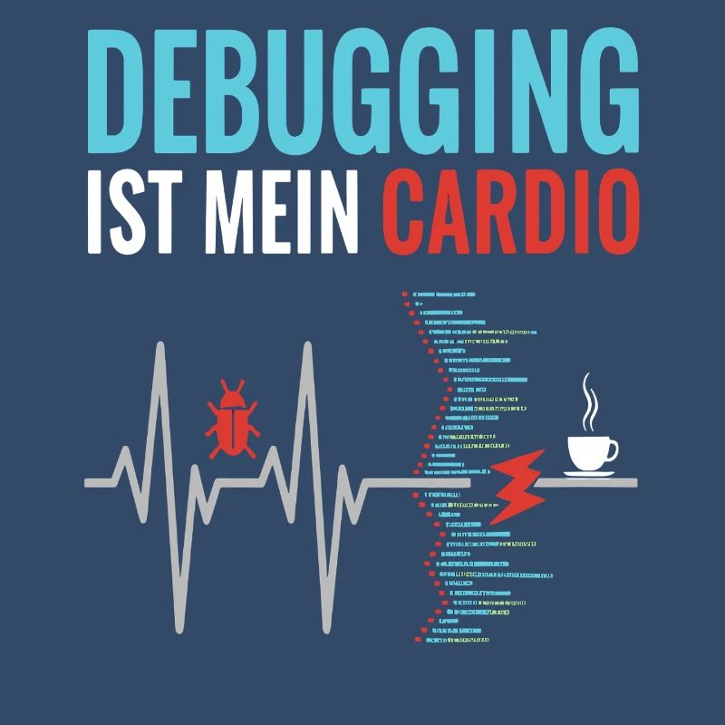 Debugging is my cardio - programmer nerd