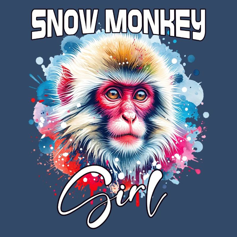 Snow Monkey Mädchen Schneeaffe