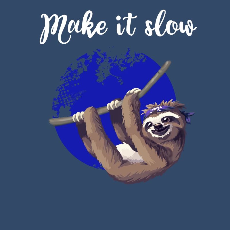 sloth make it slow sloth slow nerd pc chill