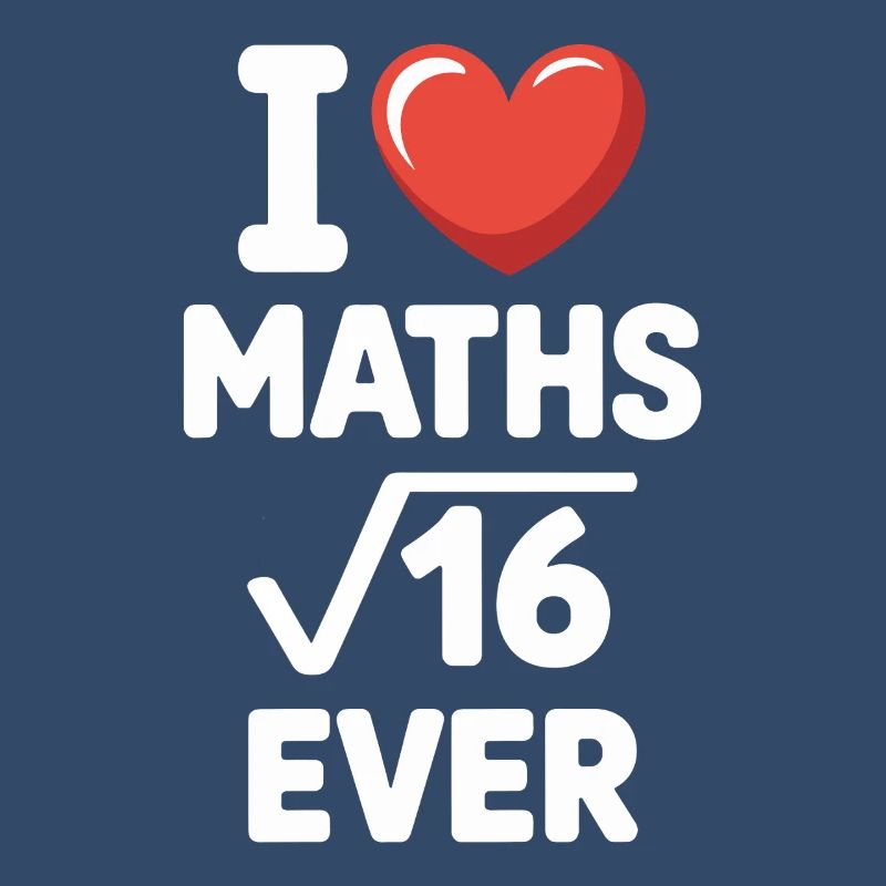 Math J’adore les maths Maths Nerd Professeur de mathématiques