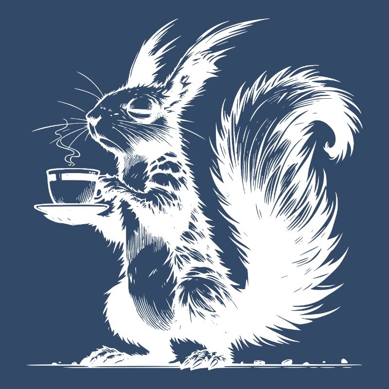 Small Squirrel, Big Cup Squirrel Caffeine