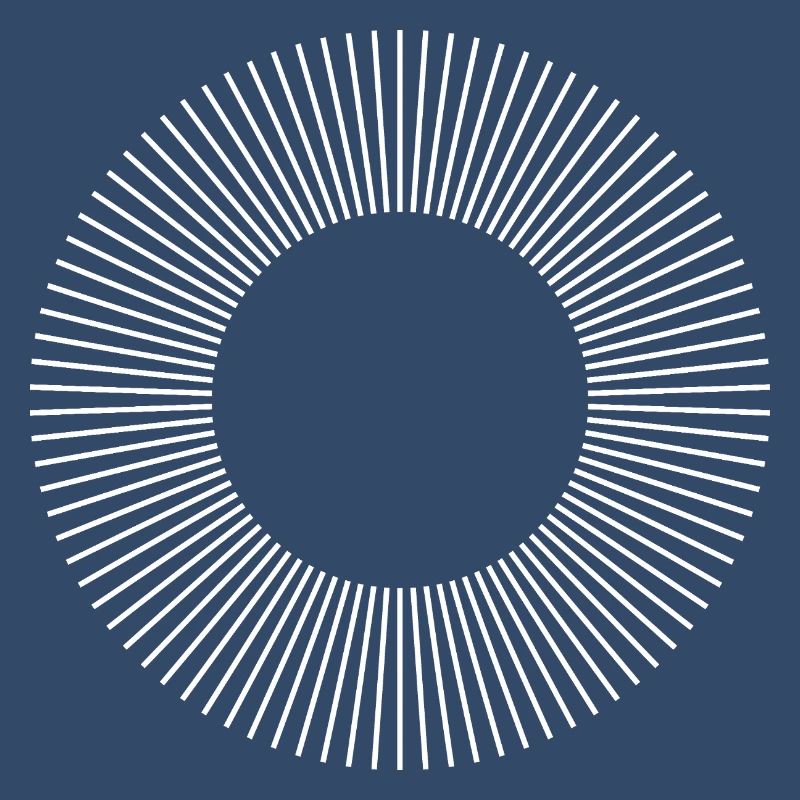 Geometric Sunburst Ring Pattern