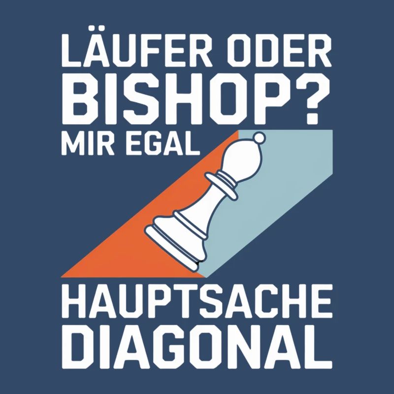 Läufer oder Bishop? Diagonal-Humor
