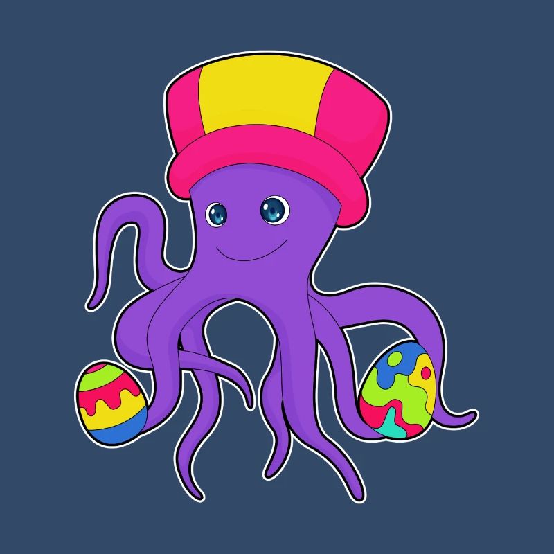 Octopus Easter Easter Eggs