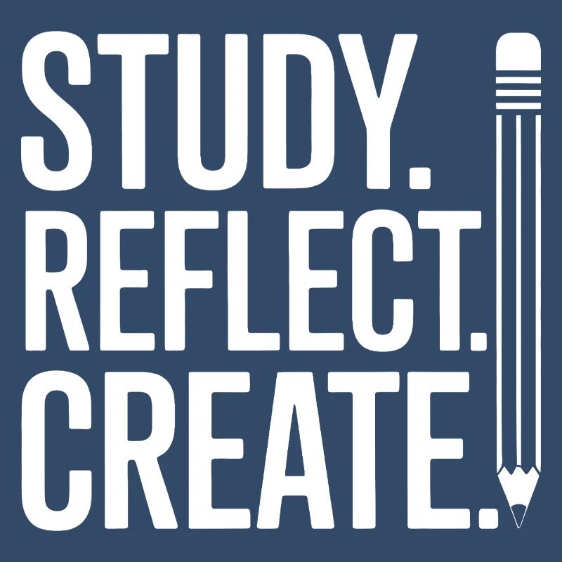 Study Reflect Create Typography Art