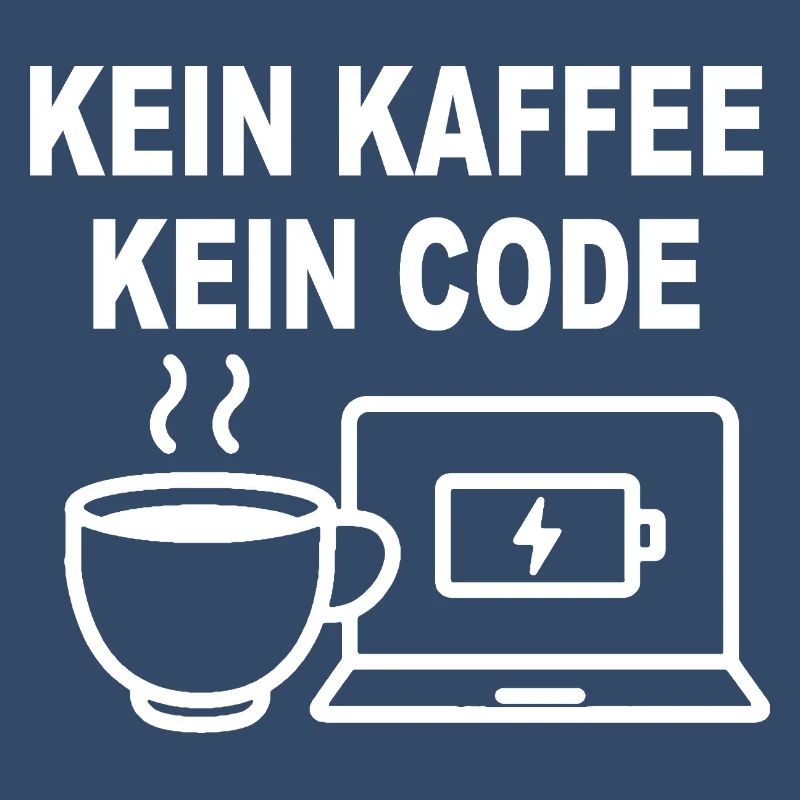 Kein Kaffee Kein Code - Conception de programmeur amusant