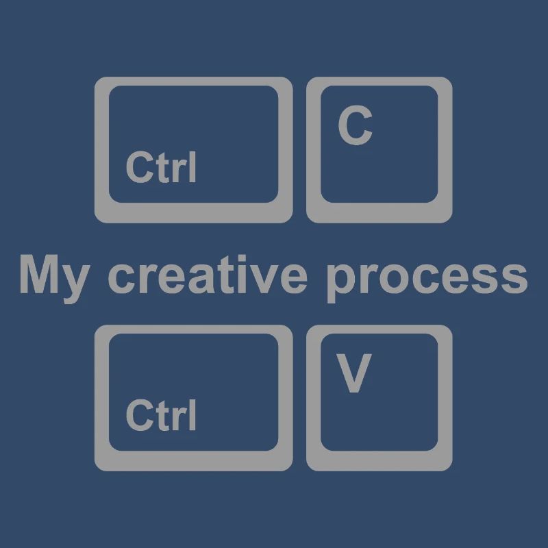 Copy Paste Shirt – Funny Coder & Designer Tee