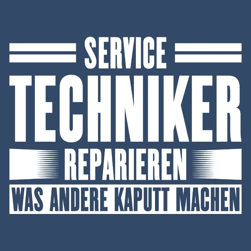 Service Technician Support Solution Slogan Service