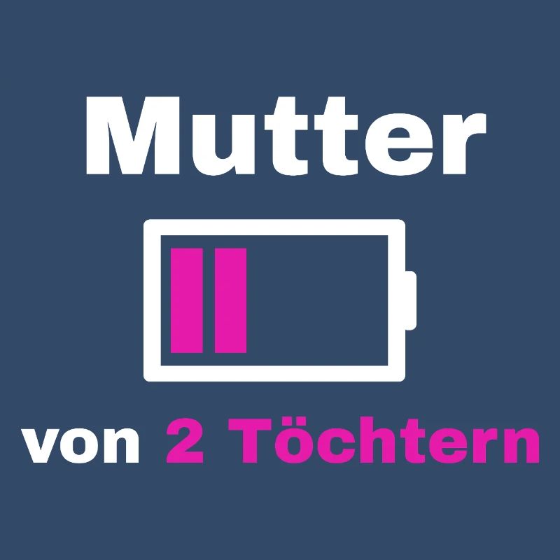 Mutter Tochter Spruch Stolz Mama 2 Kinder Geschenk
