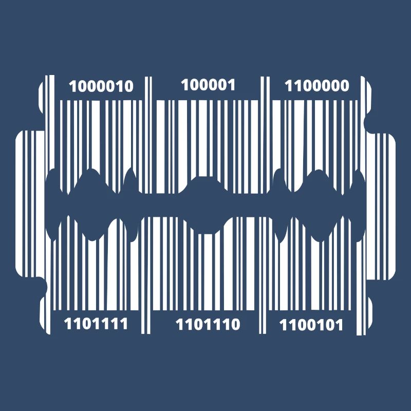 Rasierklinge mit Code