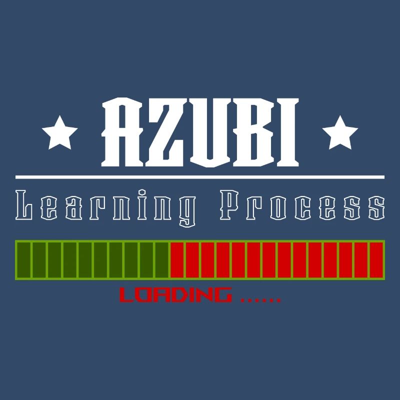 AZUBI learning process loading tshirt