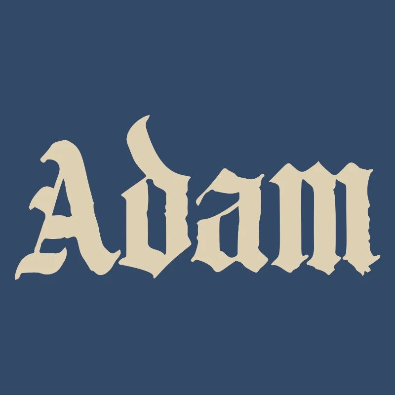Adam Gothic Script Tee
