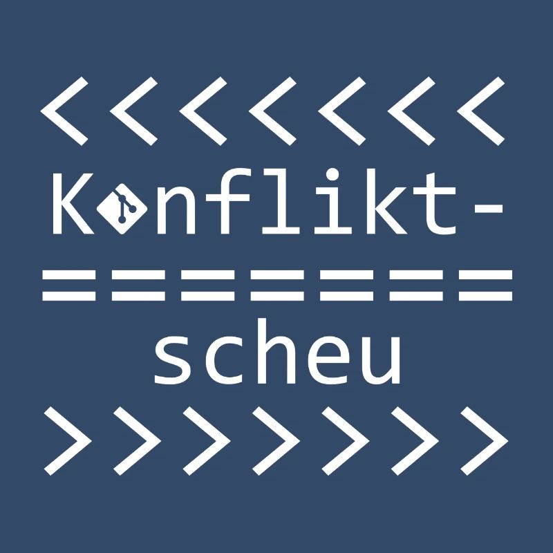 Chemise Git Nerd Aversion aux conflits